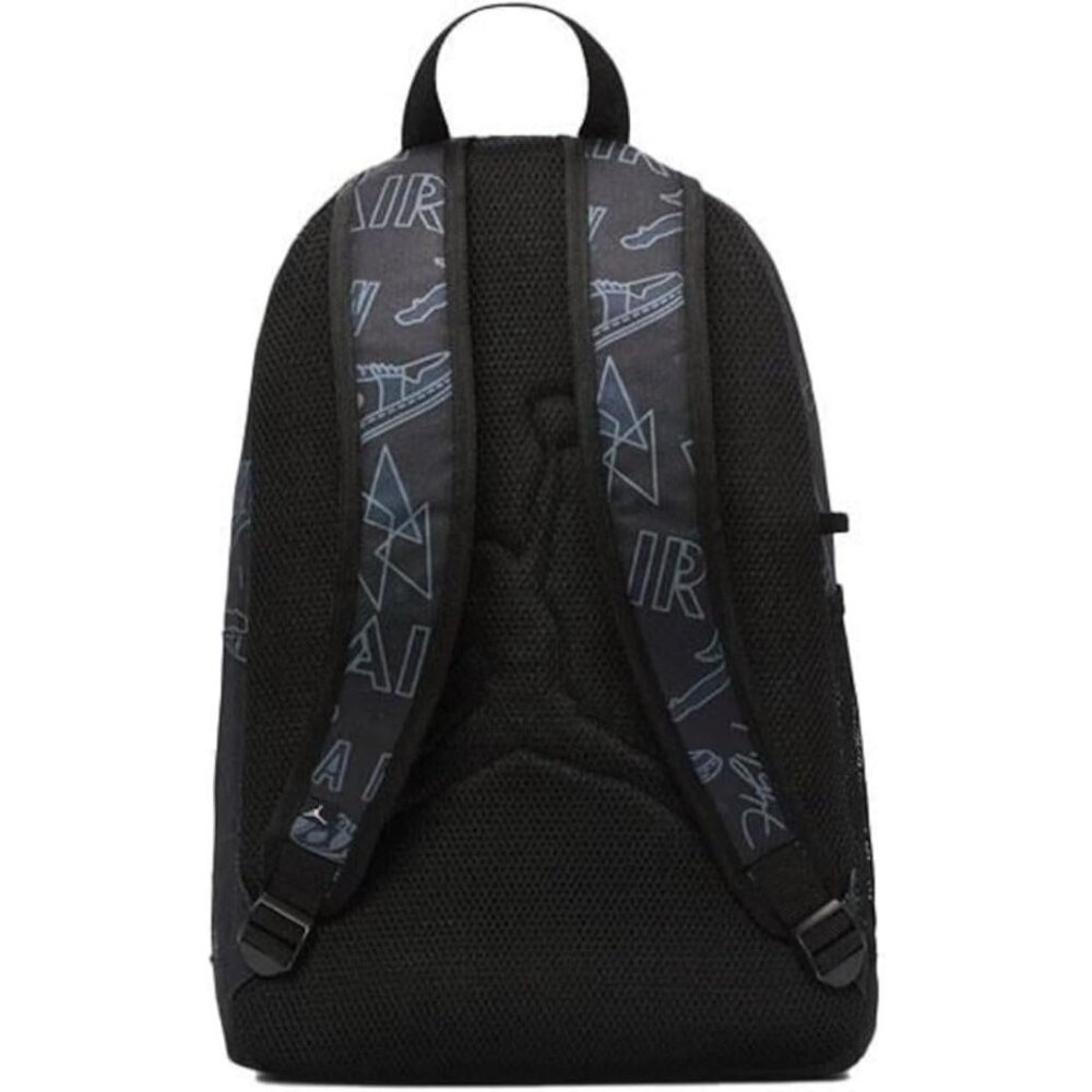 Jordan Black Backpack with Logo Print Pattern matching Pencil Case Included - Picture 4 of 8